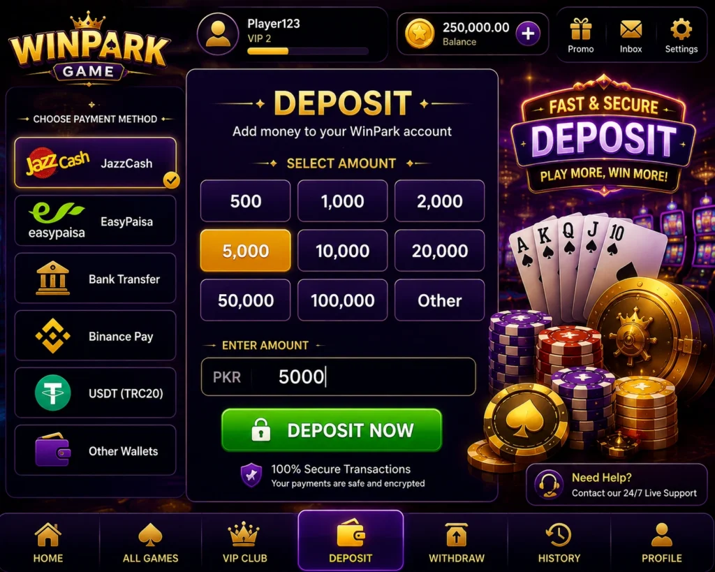 Win Park Game APK Download Play & Earn Real Money in Pakistan