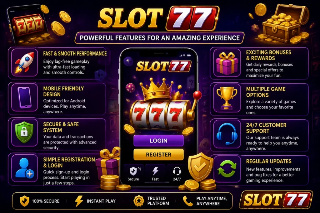 Slot 77 Game Free Download Real Earning App For Android 2026