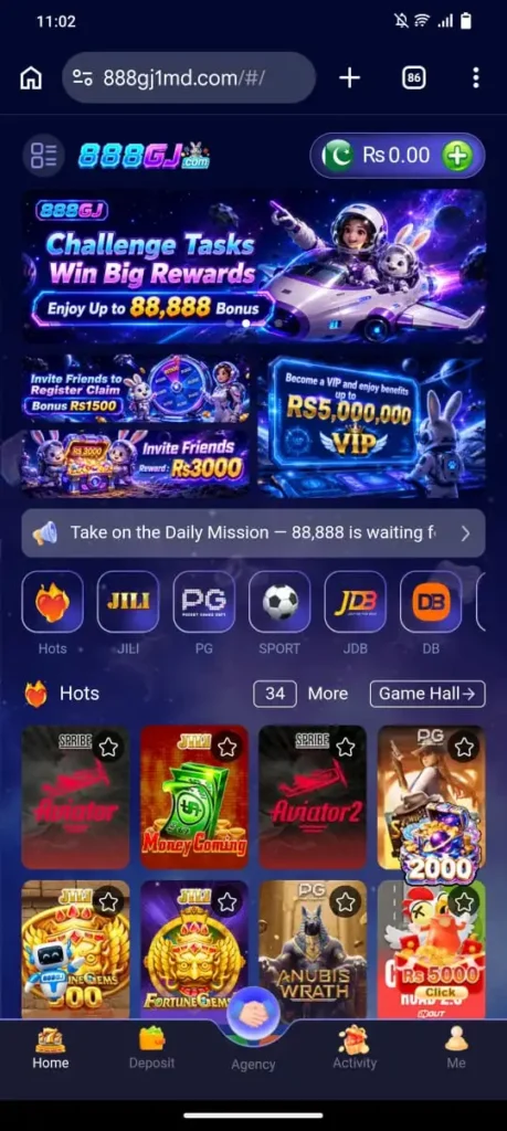 888gj Game APK Earning Free Game App Play & Win 2026