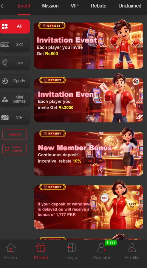 B777 BET Game Money Top Earning App 2026 for Android