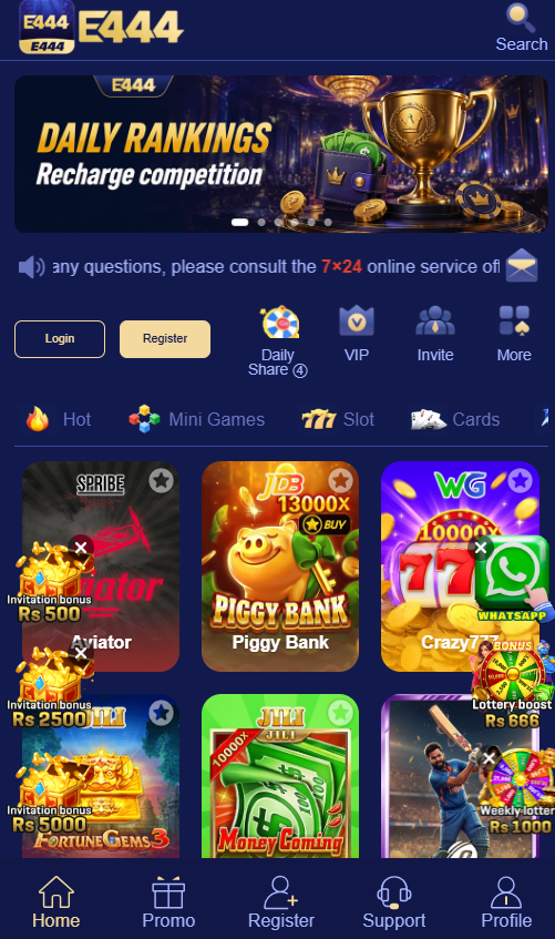 E4444 Game Real Money App Free Download For Android 2026