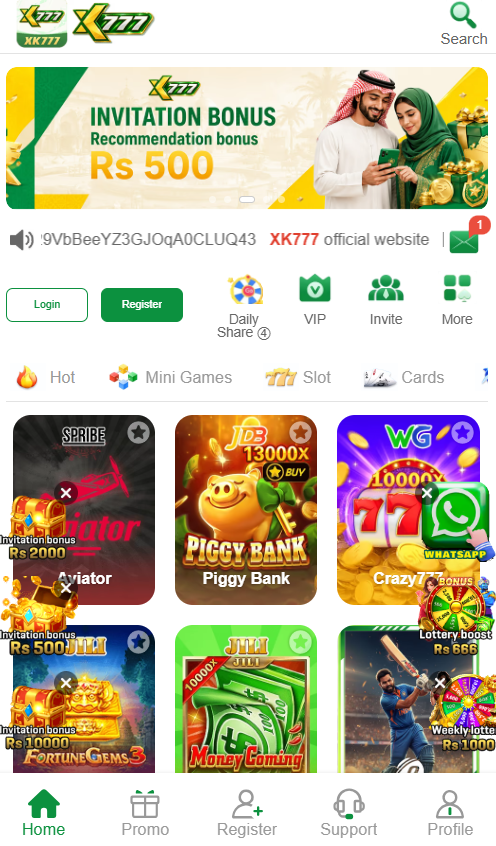 X7777 Game Real Money Free Download For Android 2026