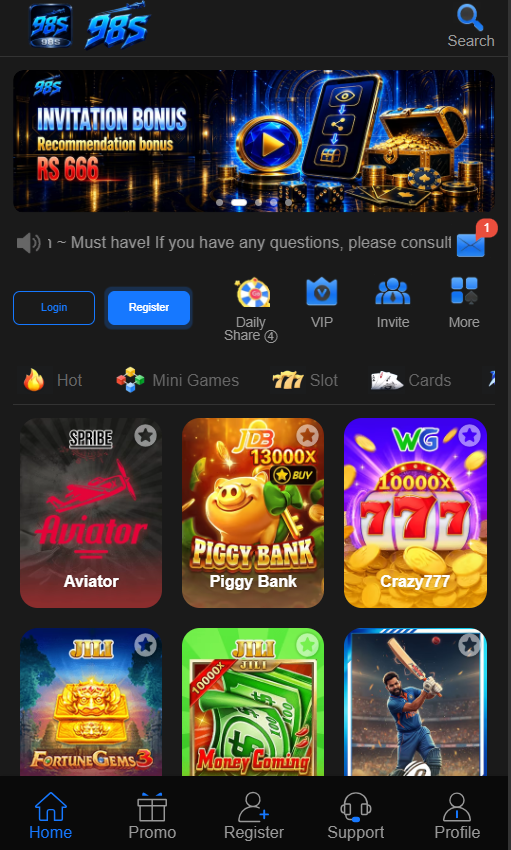 98S Game Real Money 2026 Free Download For Android