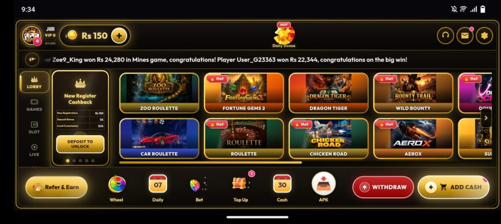 Zeee9 Game Real Money Free Android App Download 2026