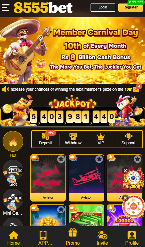 85555Bet Game New Latest Earning Money App For Android